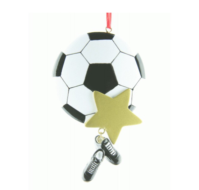 Football star ornament