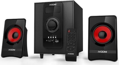 iVoomi 2.1 Multimedia Speaker IVO-1670-SUF-BT (Bluetooth/FM/USB/SD/Remote Control)