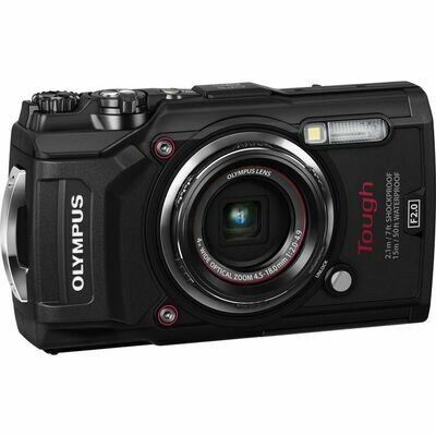 Olympus Compact Digital Camera Tough TG-5 (Free Case + 16GB Memory Card)