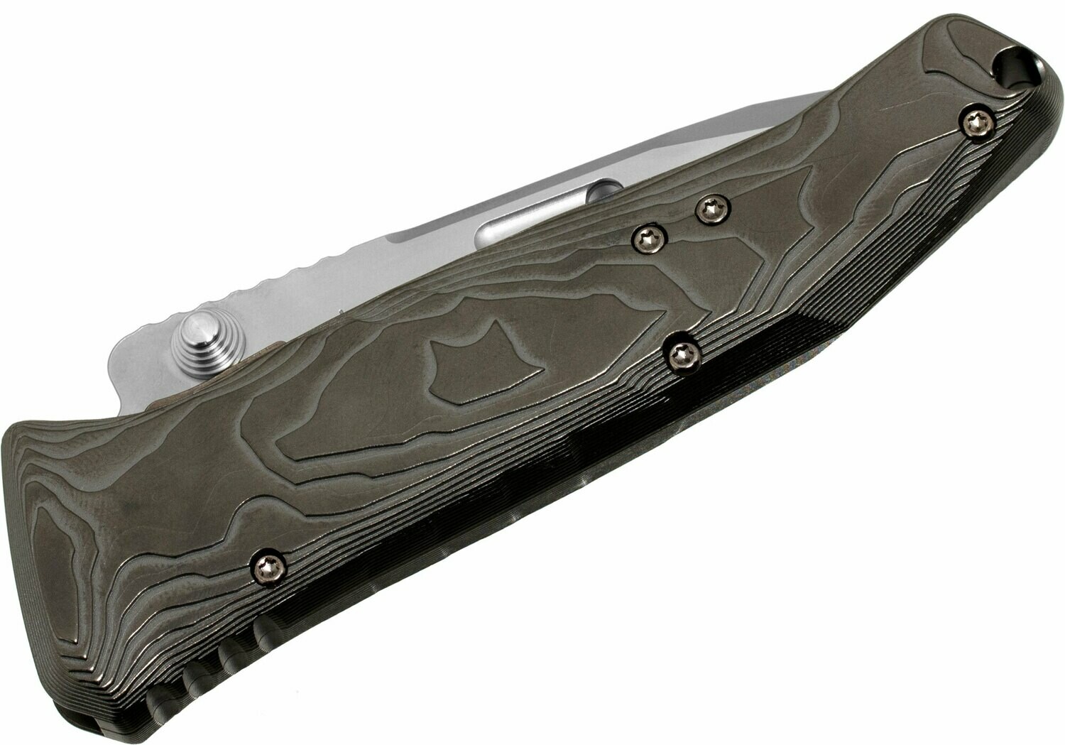 Rockstead SAI-ZDP Japanese Folding Knife 3.125" ZDP-189/VG10 Mirror Finish Blade, Black Titanium Handles (PRE ORDER)