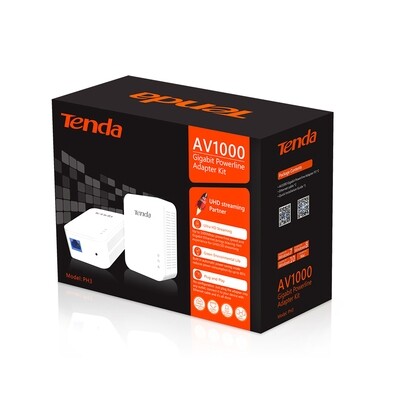Tenda AV1000 Gigabit Powerline Adapter Kit PH3