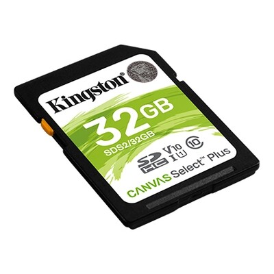 Kingston 32GB Canvas Select Plus - Class 10 UHS-I SDHC/SDXC
