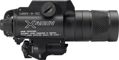 Surefire X400®V IRc White-Light/Infrared LED + Infrared Laser WeaponLight X400V-B-IRC (PRE ORDER)