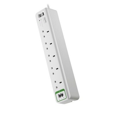 APC Essential SurgeArrest 5 outlets with Phone Protection 230V UK PM5T-UK