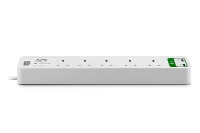 APC Essential SurgeArrest 5 outlets with 5V, 2.4A 2 port USB Charger 230V UK PM5U-UK