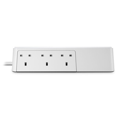 APC Essential SurgeArrest 6 outlets with 5V, 2.4A 2 port USB charger, 230V UK  PM6U-UK