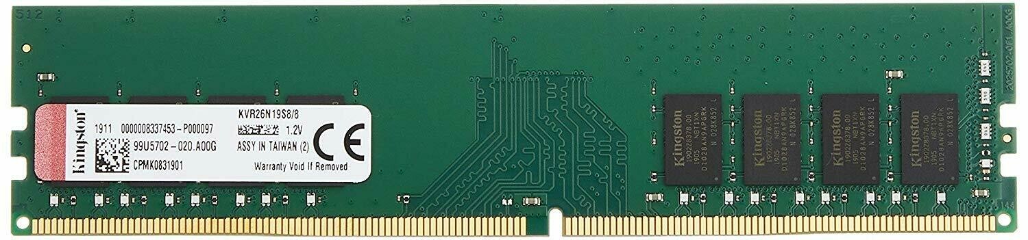 Kingston 8GB DDR4 2666MHz Sodimm RAM KVR26S19S8/8