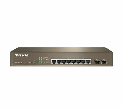 Tenda 8G+2SFP Managed PoE Switch TEG3210P