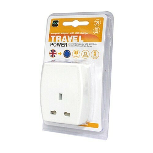 Masterplug USB (2.1mAh) Travel Adapter - EURO TAUSBEUR2-MP