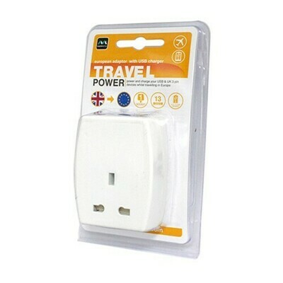 Masterplug USB (2.1mAh) Travel Adapter - EURO TAUSBEUR2-MP