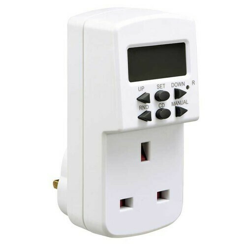 Masterplug 24 Hours 7 Days Programmable Electronic Timer TES7-MP