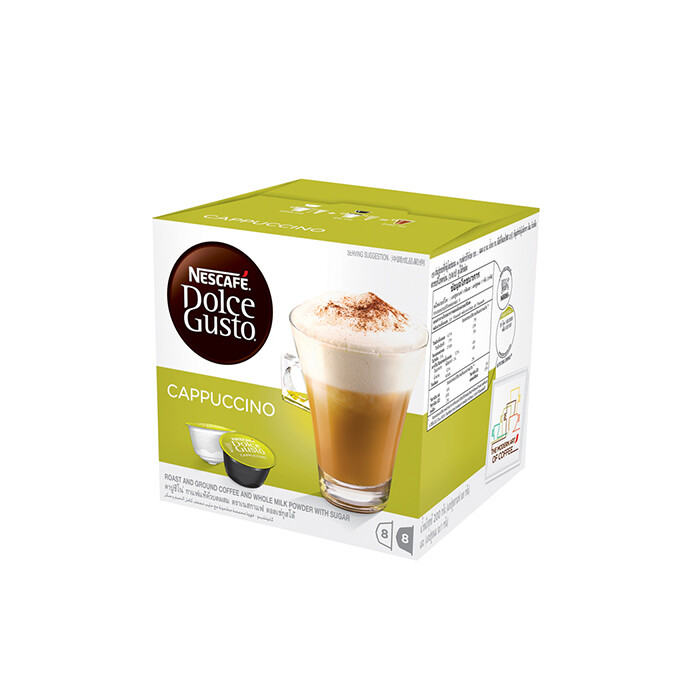 Nescafe Dolce Gusto Cappuccino Coffee 16 Capsules Per Box