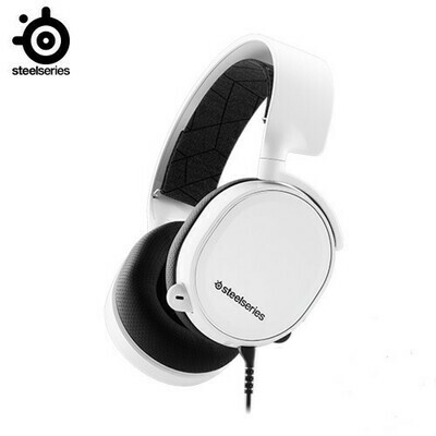 SteelSeries Arctis 3 (2019 Edition) Gaming Headset White 61506
