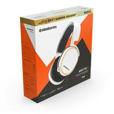 SteelSeries Arctis 5 (2019 Edition) RGB 7.1 DTS Headphone:X v2.0 White 61507