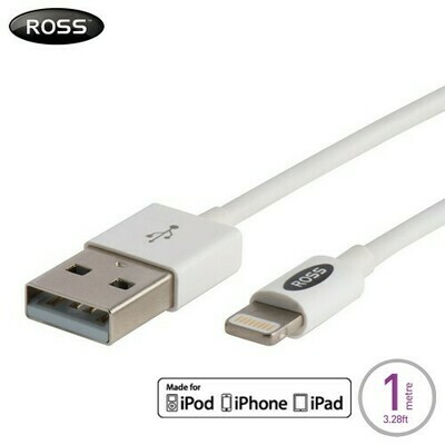 ROSS LIGHTNING TO USB SYNC AND CHARGE CABLE 1 METER (ALCW1-RO)