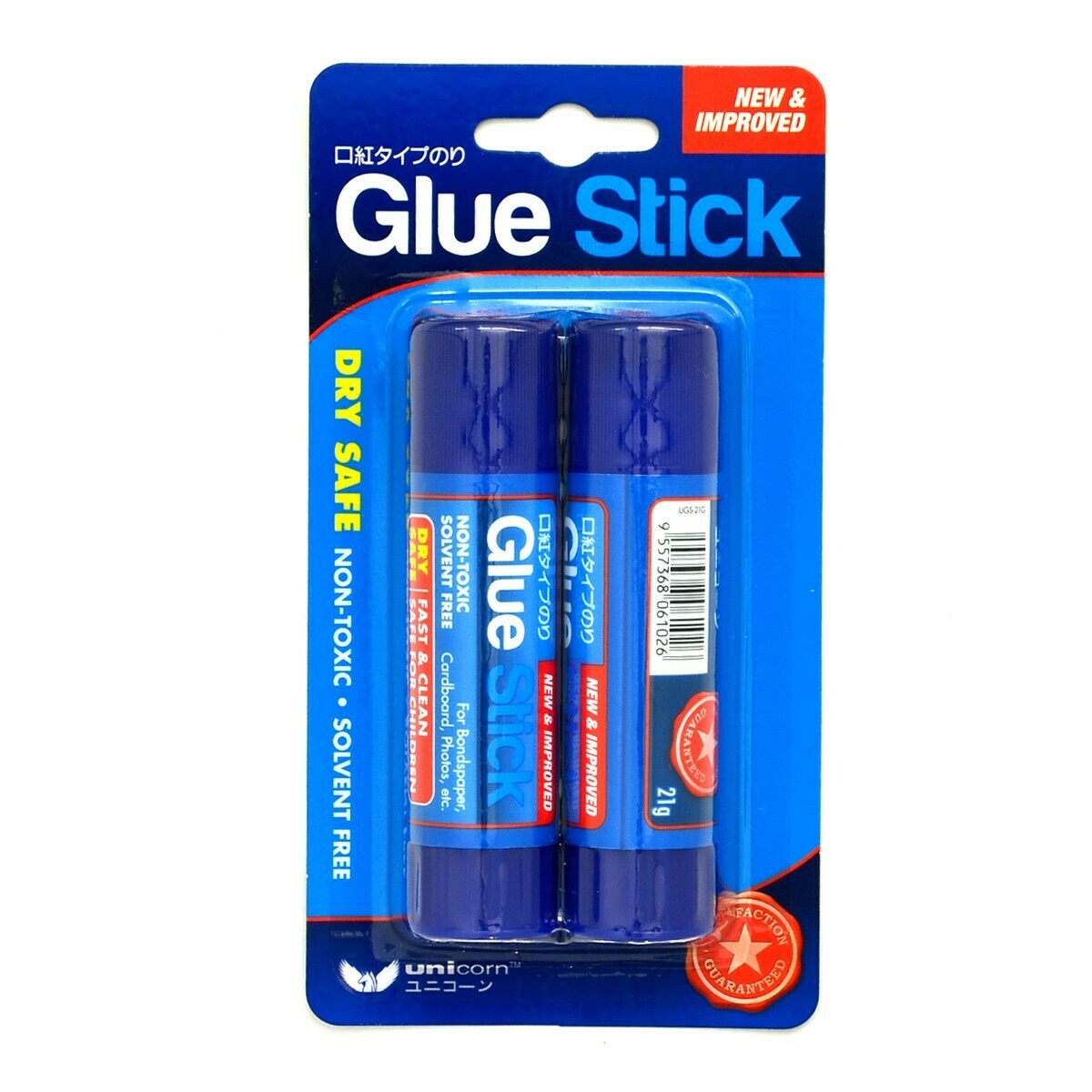 Unicorn Glue Stick UGS-21G (2 pcs per pack)