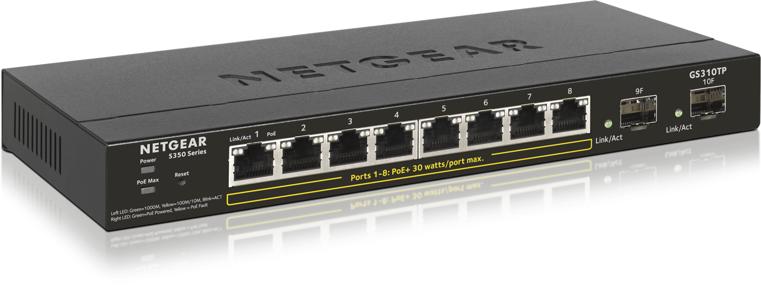 Netgear 52-Port Gigabit Ethernet Smart Managed Pro Switch GS348T-100EUS