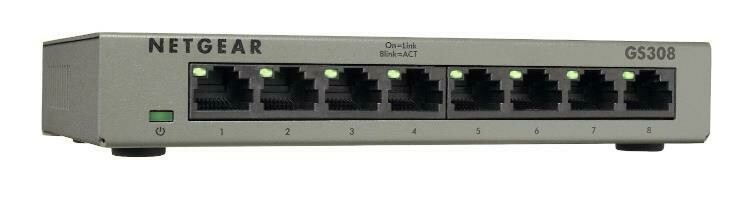 Netgear  8-Port Gigabit Ethernet Unmanaged Switch GS308-300UKS