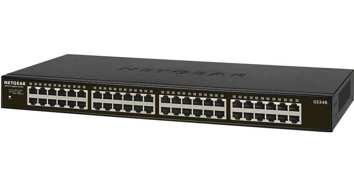 Netgear 48-Port Gigabit Ethernet Unmanaged Switch GS348-100EUS