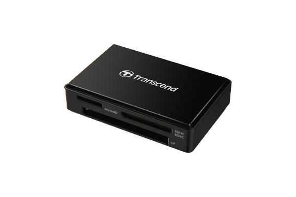 Transcend All in One Multi Card Reader USB 3.1 TS-RDF8, Color: Black