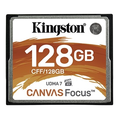 Kingston Canvas Focus CompactFlash Memory Card for DSLR Cameras