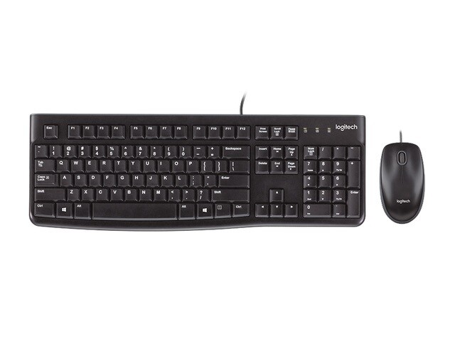 Logitech MK120 Wired Desktop Keyboard Combo