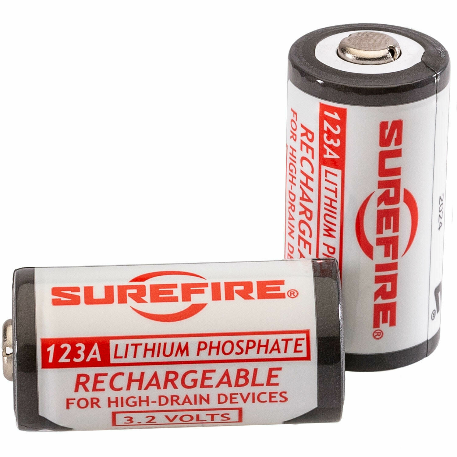 Surefire Lithium Iron Phosphate Rechargeable Batteries SFLFP123