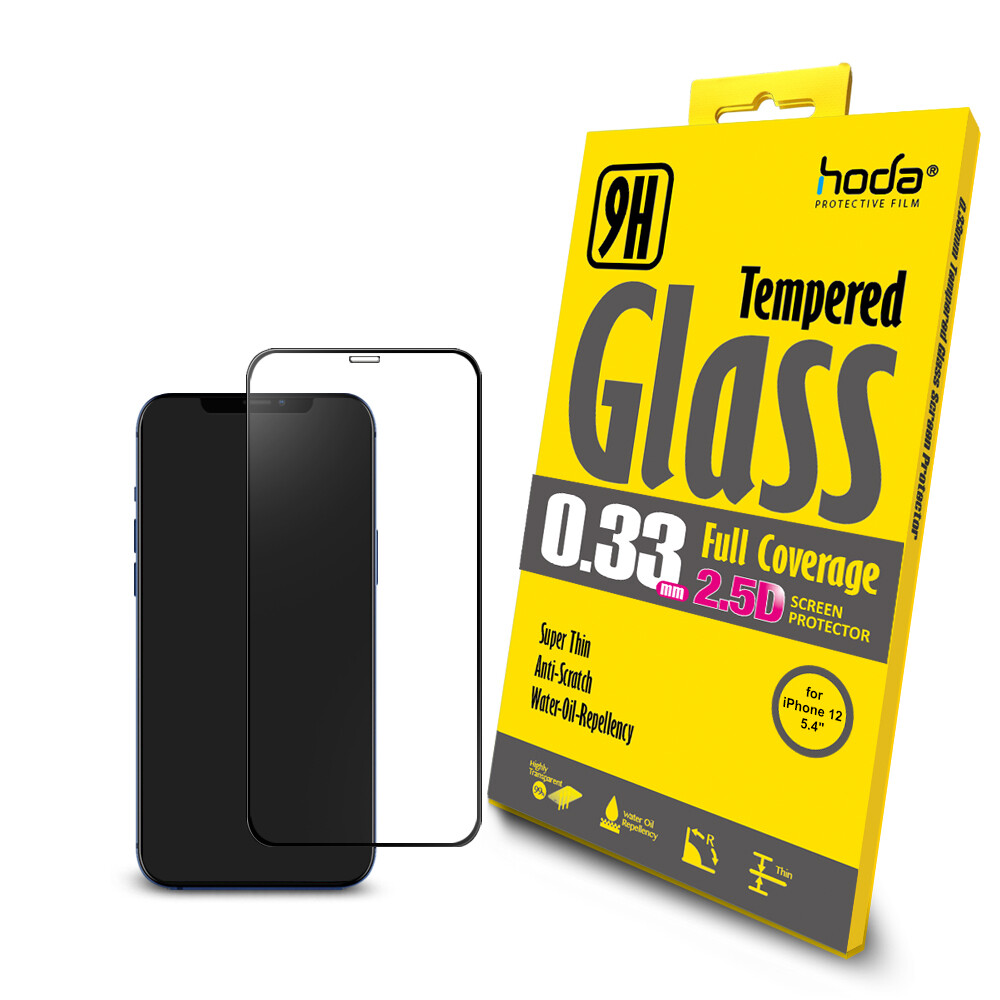 Hoda 0.33mm 2.5D Full Coverage Tempered Glass For IPhone 12 Series