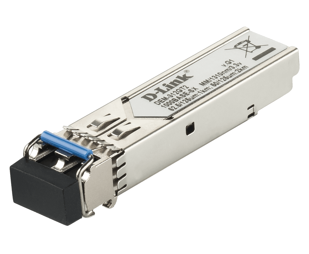 D-Link DEM-312GT2 1000BASE-SX Multi-Mode 2 Km LC SFP Transceiver