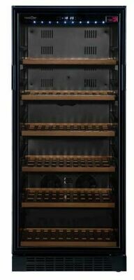 Tuscani Bellona 110 Freestanding Wine Cellar 111 Bottles Black