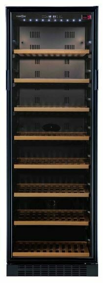 Tuscani Bellona 166 Freestanding Wine Cellar 151 Bottles Black