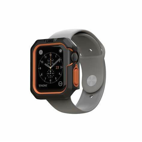 UAG Civilian Apple Watch 44mm Case, Color: Black/Orange (Out of Stock)