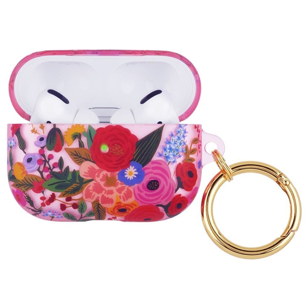 Case Mate AirPods PRO Rifle Paper Garden Party Blush W/Gold Circular Ring