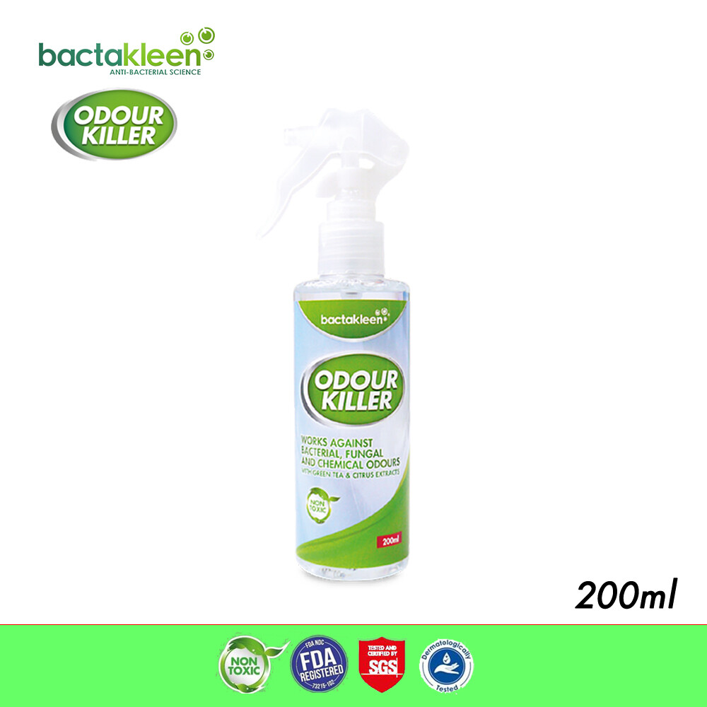 Bactakleen Odour Killer Loxic Wafer Based Deodorising Spray (200ml)
