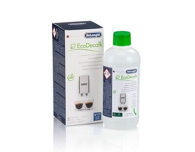 Delonghi EcoDecalk Coffee Machine Descaler 500ml - Cleaning Solutions DLSC500