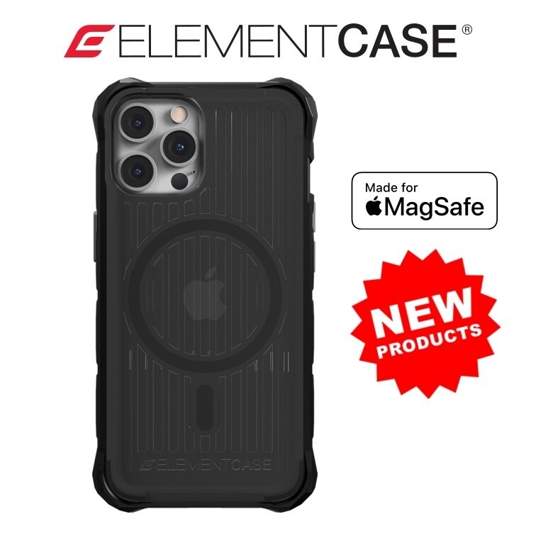Element Case Special Ops IPhone 13/13 Pro/13 Pro Max Military Drop Protection Lightweight Phone Case With MagSafe (Smoke/Black)
