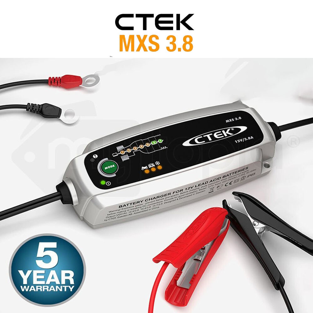 CTEK 56-972 MXS 3.8 Smart Battery Charger