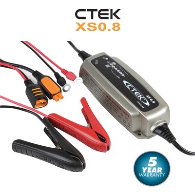 CTEK 56-833 XS 0.8 UK 12V Smart Battery Charger