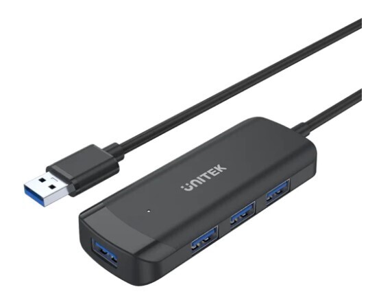 Unitek uHUB Q4 4 Ports Powered USB 3.0 Hub with 150cm Long Cable H111E