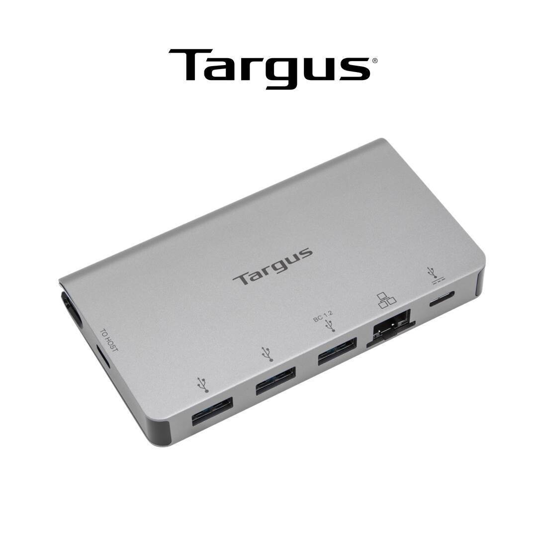 Targus Adapter USB-C Multi-Port Hub With Ethernet Adapter & 100W Power Delivery