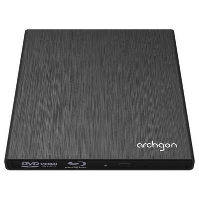 ARCHGON EXTERNAL BLU-RAY BURNER PORTABLE USB 3.0 OPTICAL DISC DRIVE ODD SUPPORT BDXL DISC (MD-8102S-U3YC-BDRW)