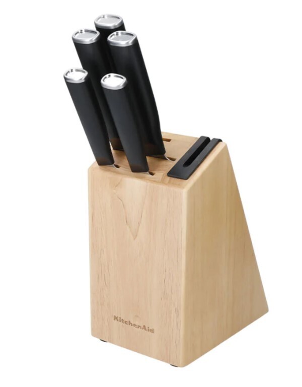 KitchenAid Classic 5pc Knife Block Set KE5PSTANOBG