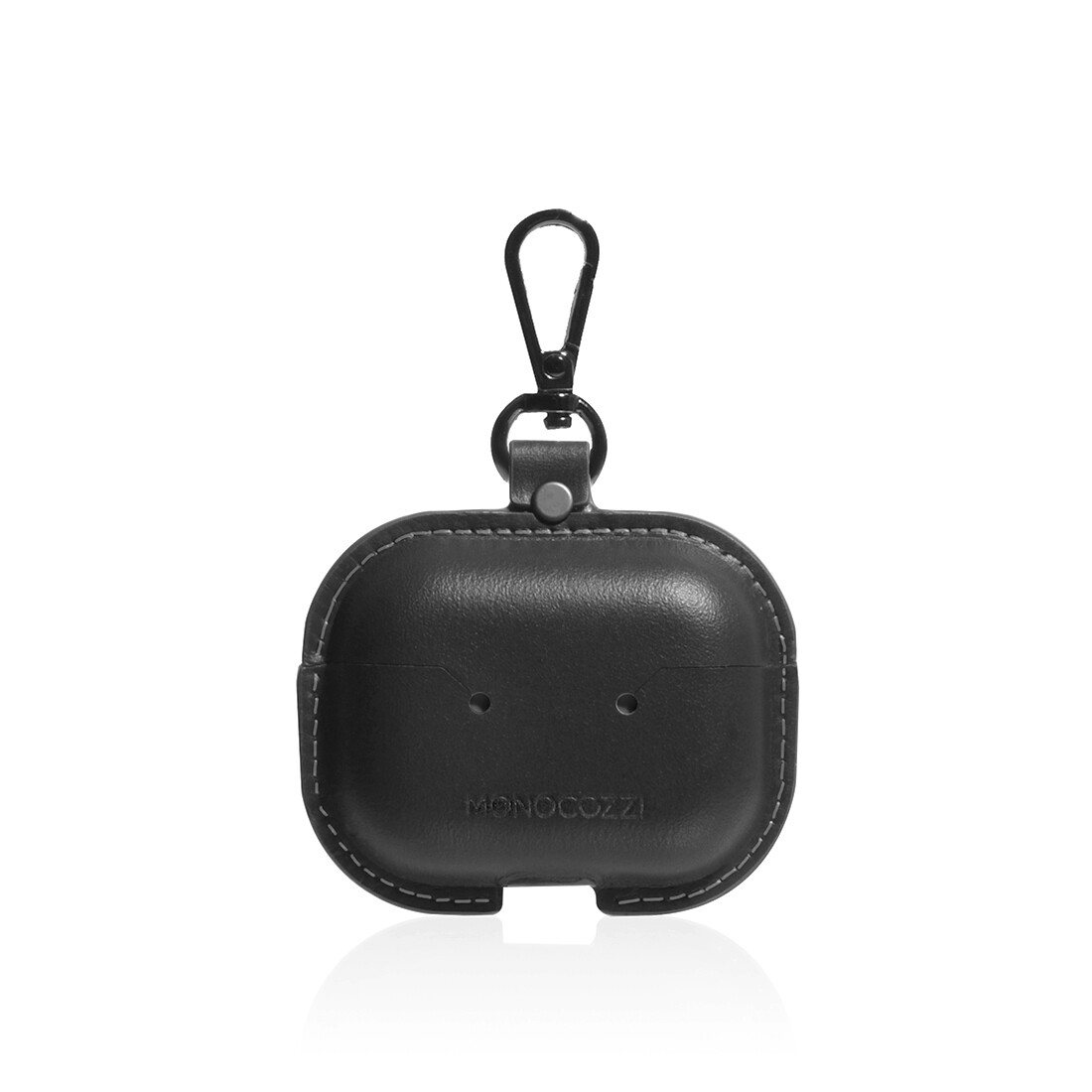 Monocozzi Exquisite  Handcrafted Genuine Leather Case For AirPods Pro, Color: Black