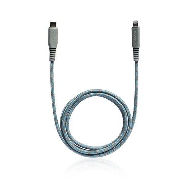 Monocozzi Motif Braided USB-C To Lightning Cable 1m, Color: Charcoal