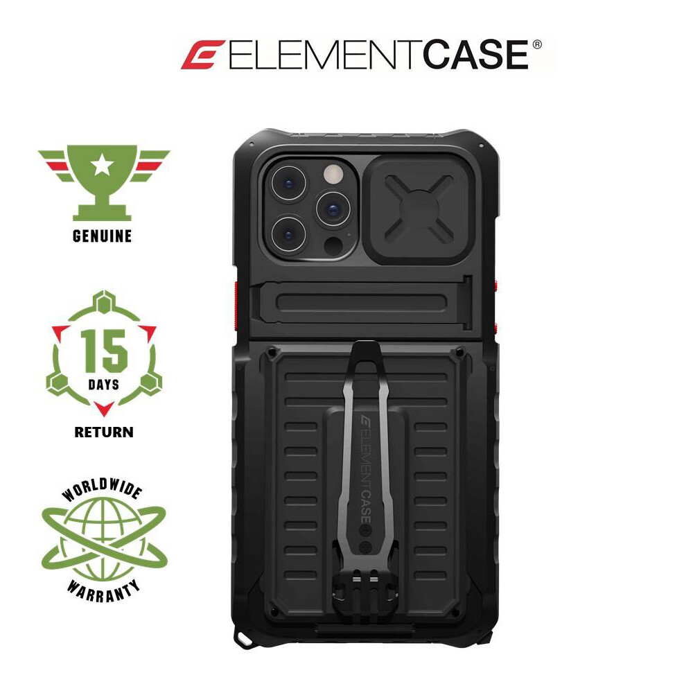 Element Case IPhone 12/12 Pro Black Ops X3 Protective Phone Case (Black)