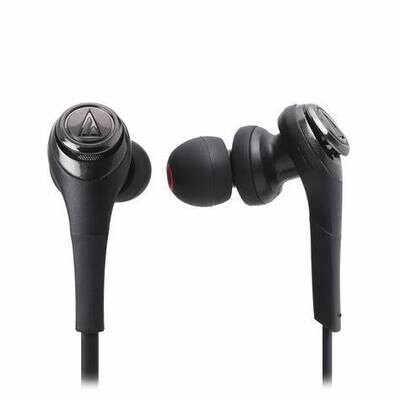 Audio Technica Solid Bass® In-Ear Headphones with In-line Mic &amp; Control ATH-CKS550iS