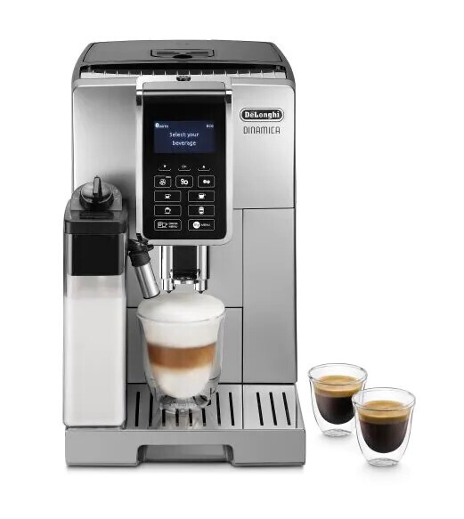 Delonghi Fully Automatic Coffee Machines Dinamica ECAM350.55.SB (Silver Black)
