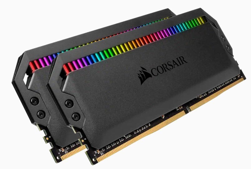 Corsair DOMINATOR® PLATINUM RGB 16GB (2 x 8GB) DDR4 DRAM 3600MHz C18 Memory Kit White/Black (Pre Order)
