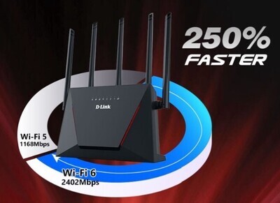 D-Link DIR-X3000Z AX3000 Mesh Gigabit Wireless Router