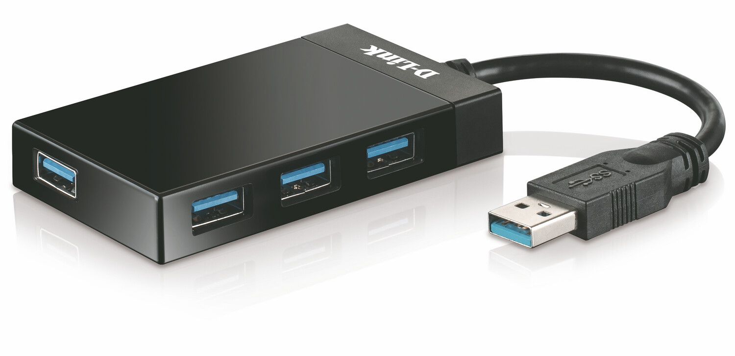 D-Link 4-Port Super Speed USB 3.0 Hub DUB-1341